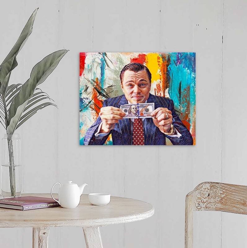 Wolf of Wall Street Canvas 16x20 Leonardo Dicaprio Jordan Belfort Lamborghini gallery