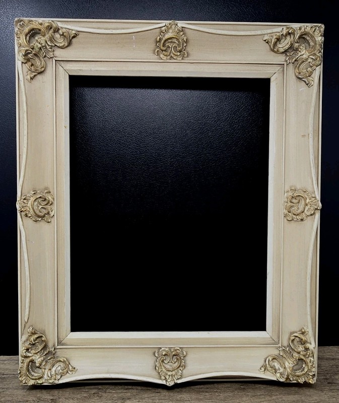 Lg french provincial Photo Picture Frame Gold Hollywood Regency 18″x16″ (13×10″)