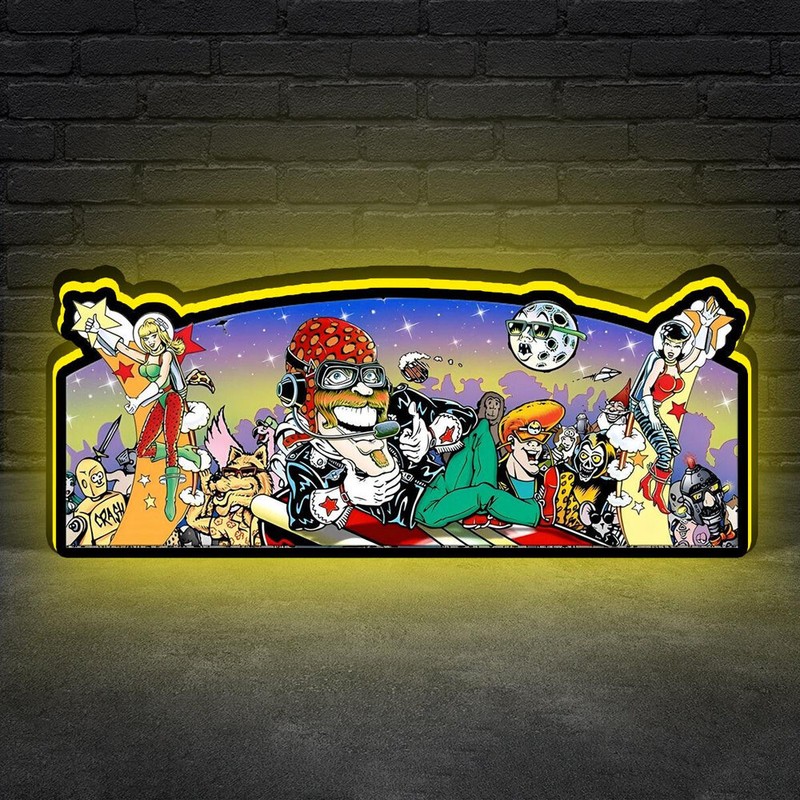 DR Dude Pinball Topper LED Lightbox 3D Printed Lightbox Rock Your Game