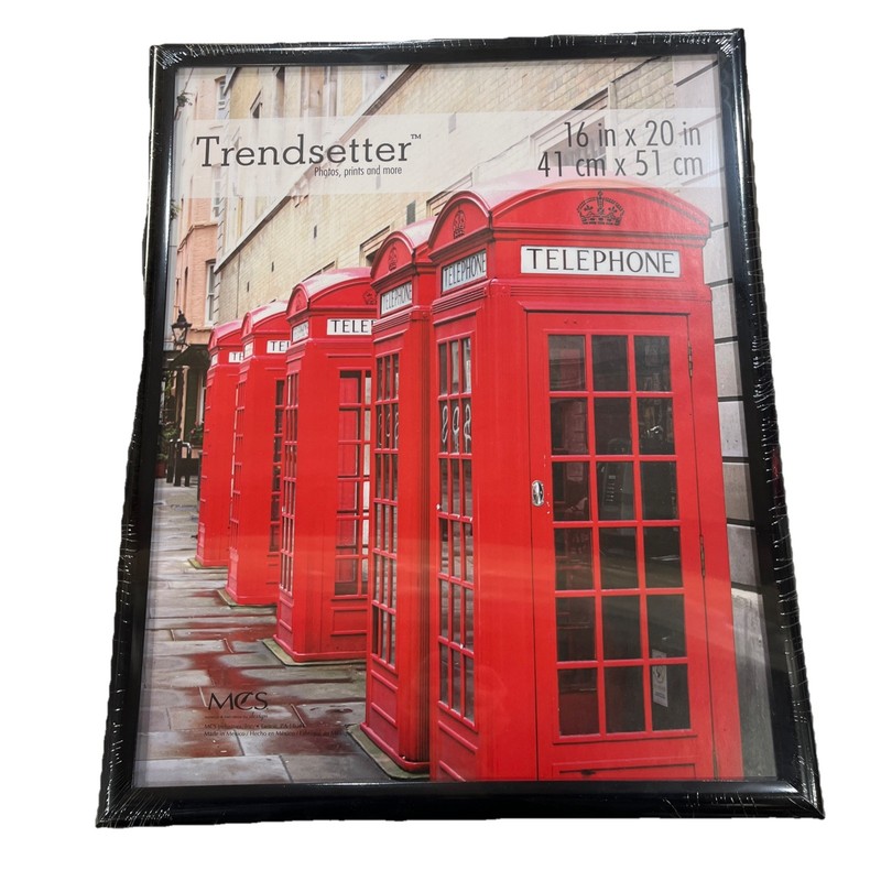 Trendsetter Poster Frame, Black, 16 - 20 in, 41 Cm - 51 Cm