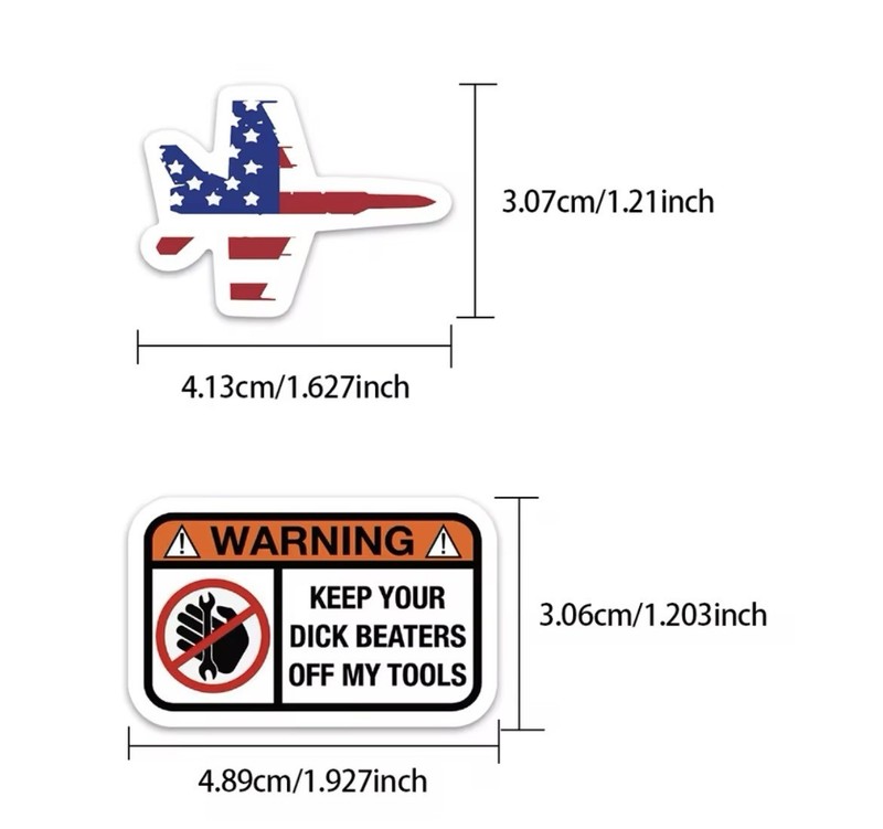 Hard Hat Trades Style MINI Stickers 98pk Adult Humor Funny Trades FREE SHIPPING gallery