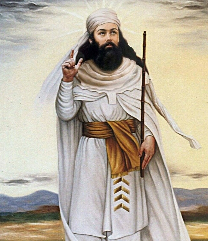 ZOROASTER Iranian Prophet Spiritual Leader Zarathustra Spitama Drawing Picture