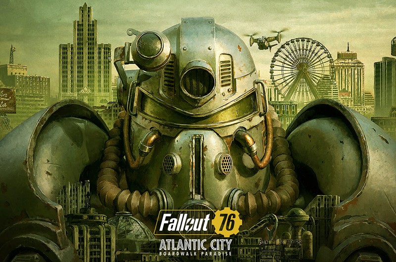 Fallout 76 Atlantic City Boardwalk Paradise PS4 XBOX POSTER MADE IN USA – NVG525