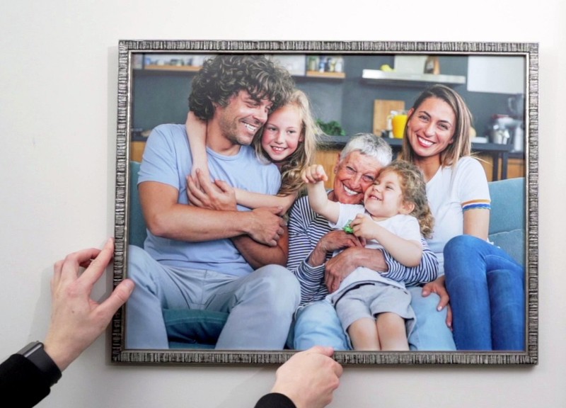 11x16 Frame Silver Grey Distressed Solid Wood Picture Frame | 0.75 Inch Moulding gallery