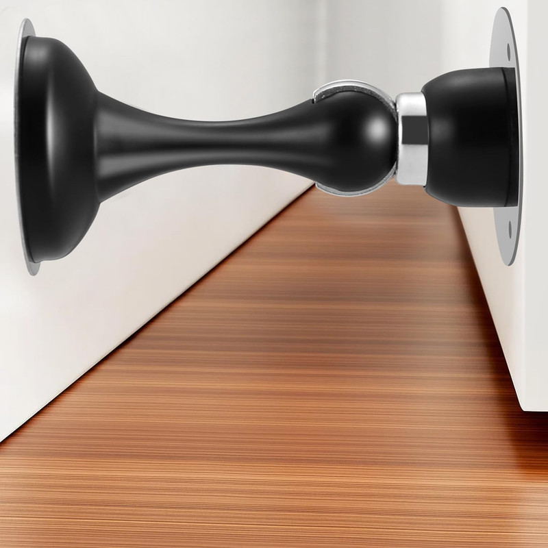 Magnetic Door Stop No Drilling Door Stop with 3D Adhesive Tapes Keep Door Open D
