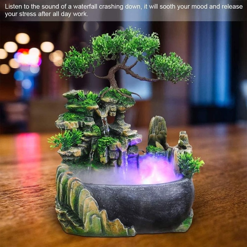 Zen Desktop Fountain with Automatic Pump gallery