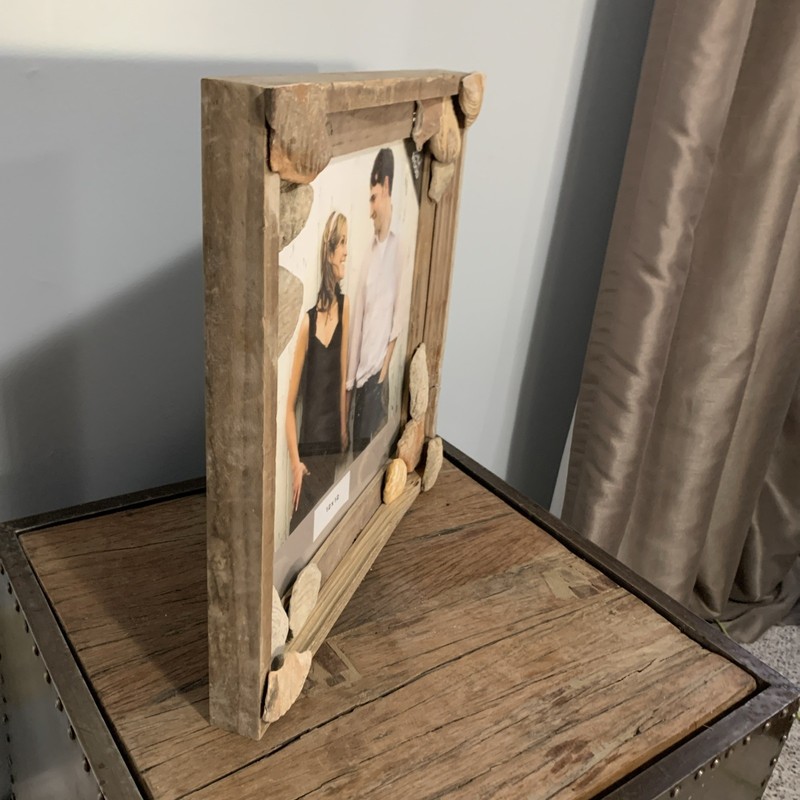 Beautiful, Totally Unique Fossil-Embellished Picture Frame gallery