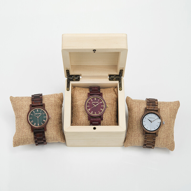 New Design Fashion Ladies Watches Natural Sandalwood Walnut Wood Watch for women gallery