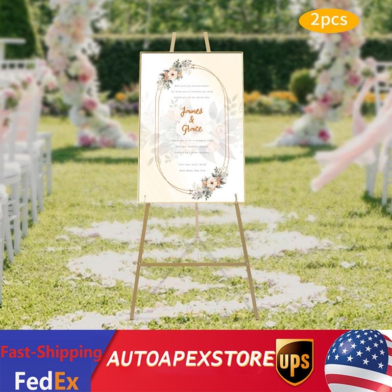 118CM Artist Easel Display Tripod Stand Wood Floor Art Painting Poster Display
