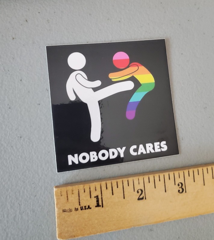 Nobody Cares Rainbow 🌈 Sticker gallery