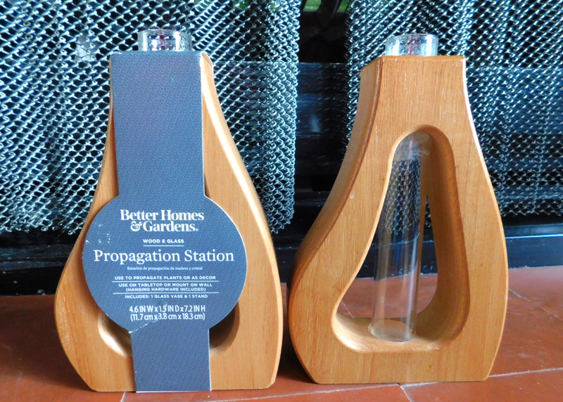 2 Wood & Glass Better Homes & Gardens Propagation Station-Wall Hangers-7.2″ High