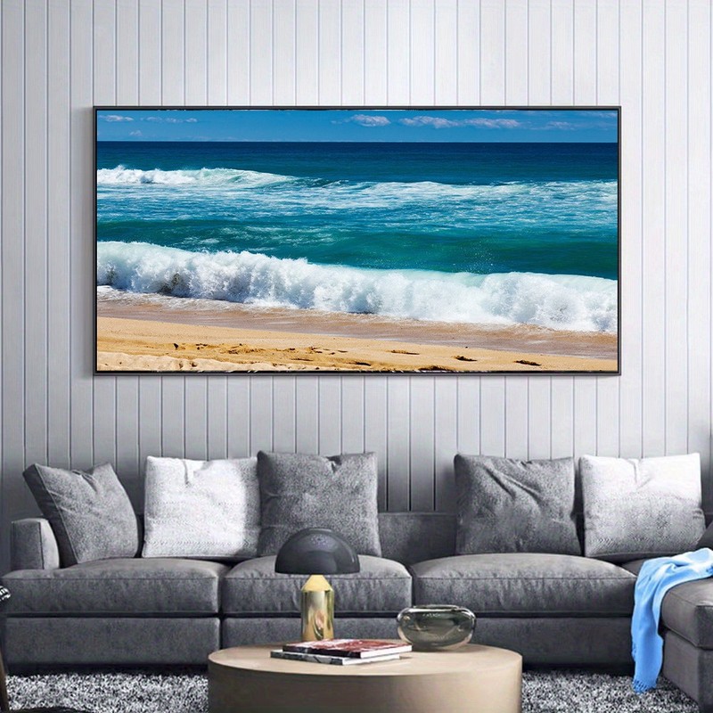 Sea Beach Landscape Canvas Painting Canvas Wall Art Prints Art Wall Decor Poster gallery