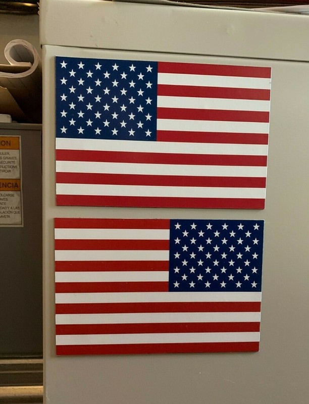 american flag magnet reverse direction car magnet 4" x 6" car truck flag magnet gallery