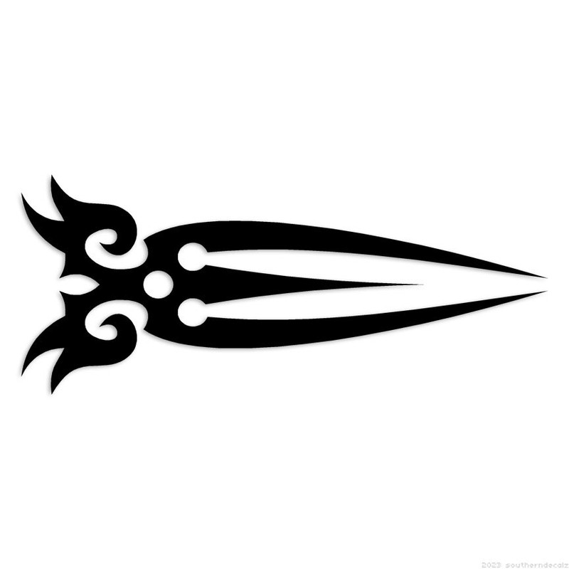 Tribal Pinstripe – Decal Sticker – Multiple Colors & Sizes – ebn7498