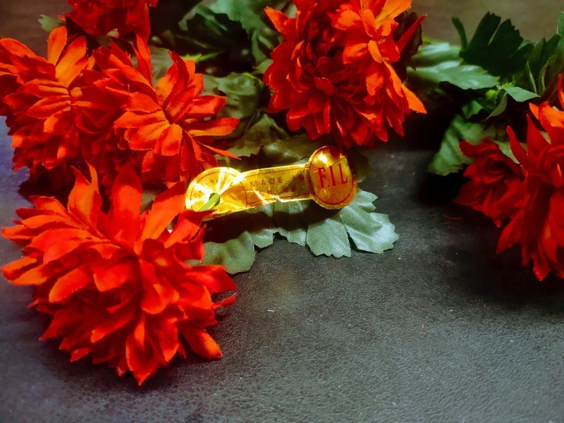 15" Vintage Silk Strawflower Flower Bush with 10 Stems, Autumn Orange gallery