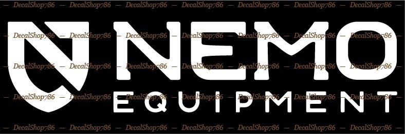 Nemo Equipment -Outdoor/Sporting Gear- Car Vinyl Die-Cut Peel N’ Stick Decals