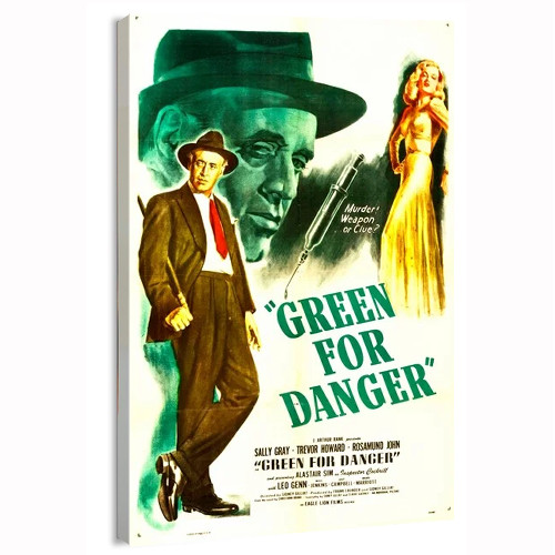 1946 Green for Danger Movie Poster or Canvas Home Decor Art Print