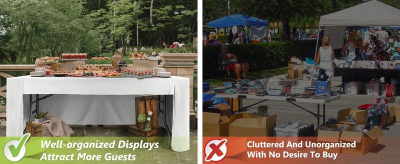 6 FT Rectangle Tablecloth Table Cover for Rectangular Tables Washable Polyester gallery