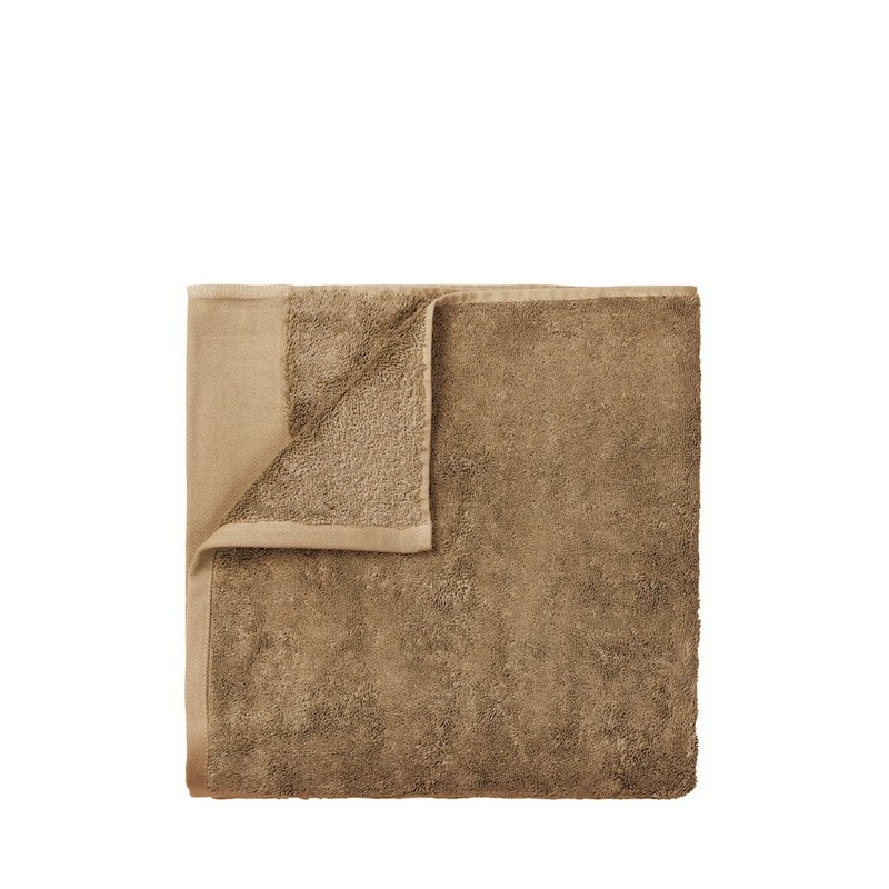 Blomus Riva Organic Terry Cloth Hand Towel XL, Tan, 20X39″ – 66397