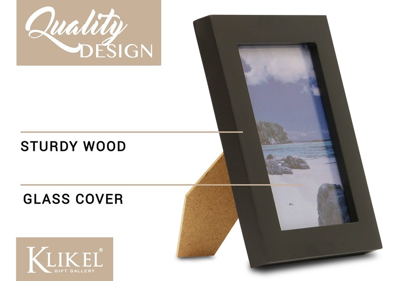 4x5 Picture Frame Black 5x4 Wooden Photo Frame Made Of Real Wood With Glass Phot gallery