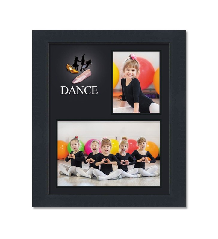 Black Wood Dance Frame For Photos Measuring 3×5 and 7×5 Inches Great Gift