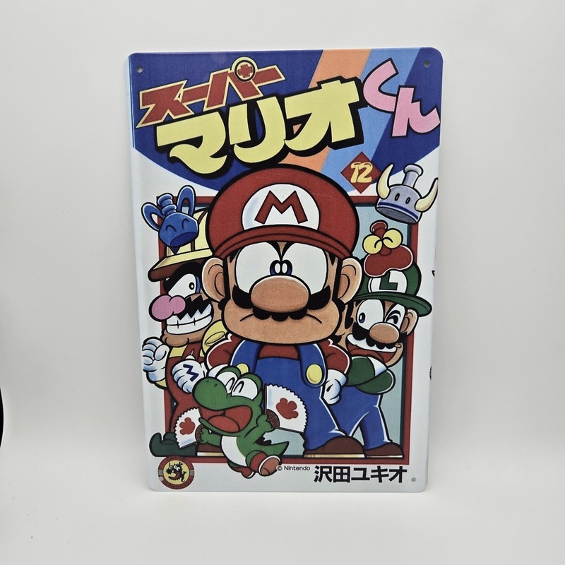 Nintendo Super Mario Bros Metal Tin Sign Poster