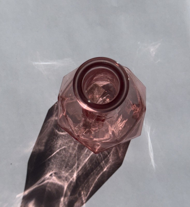 IKEA Pink Flower Vase RARE gallery