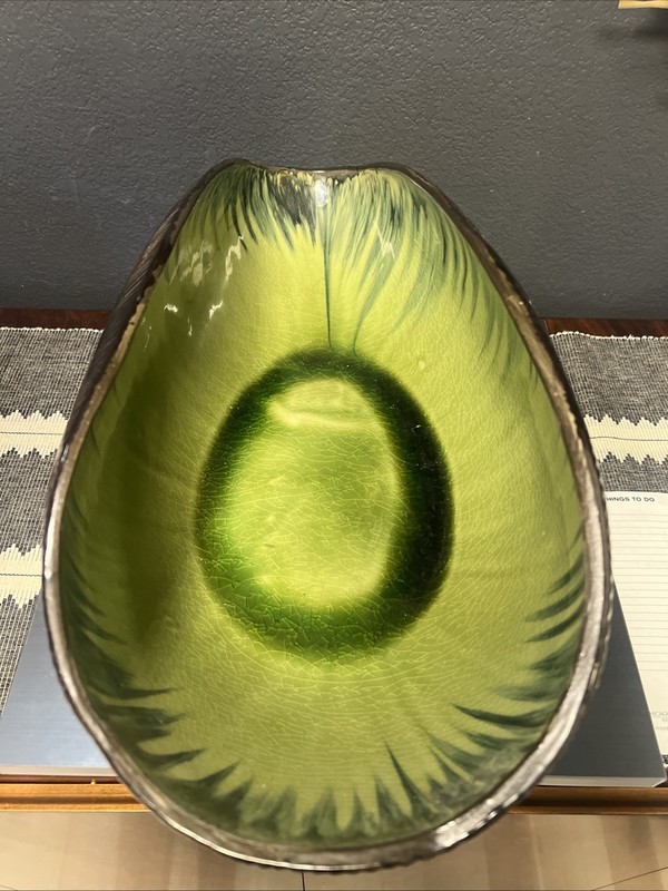 Ridiculously Large Giant Pier One Avocado Approx 20.5H X 11 W X 8in Depth! GIFT!