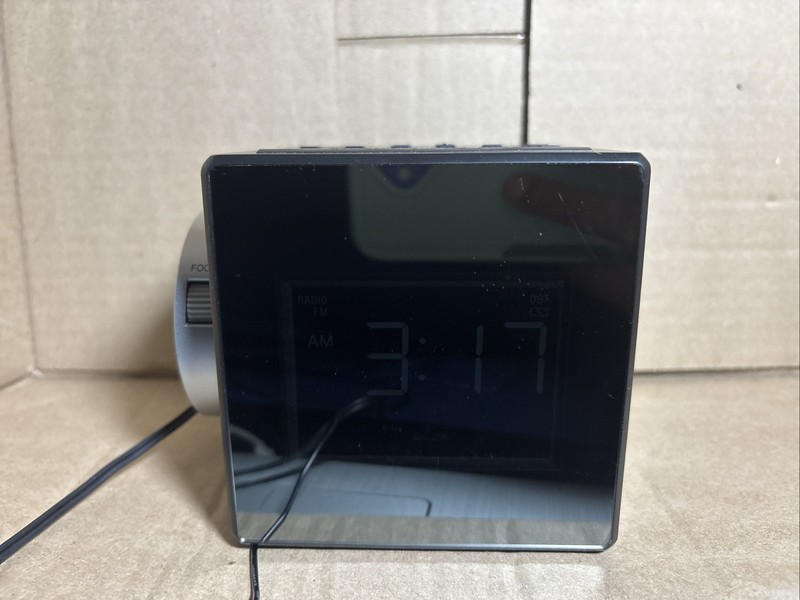 Sony ICF-C1PJ AM/FM Alarm Clock Radio Nature Sounds Time Projector TESTED Works gallery