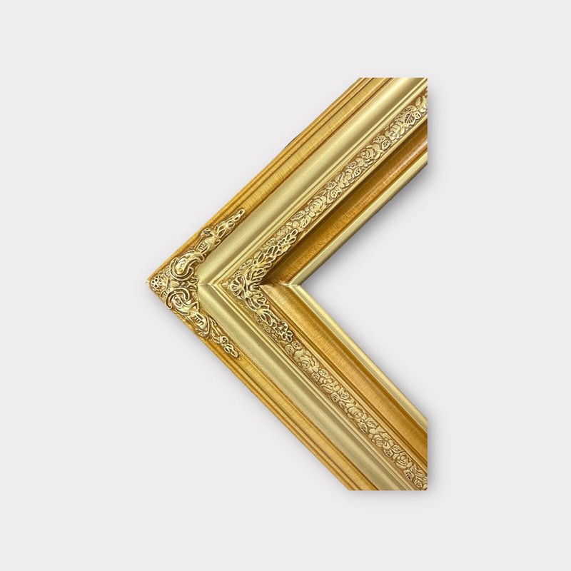 9 x 12 In Stock Ready to Ship Traditional compo ornate wood frame, gold frame