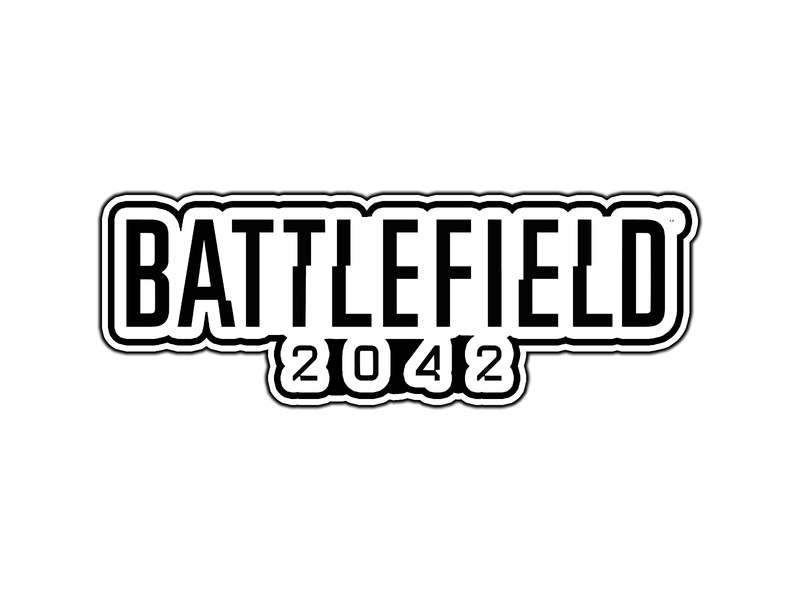 Battlefield 2042 Logo #1 Sticker Waterproof Vinyl Decal Die-Cut Laptop Car