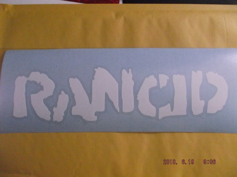 RANCID Decal 12" Wide for Car, Truck, Window, or Any Smooth Surface gallery