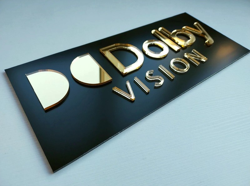 Dolby Atmos Vision DTS X 4K Ultra HD Signs Plaques Movie Media Cinema Room Decor gallery