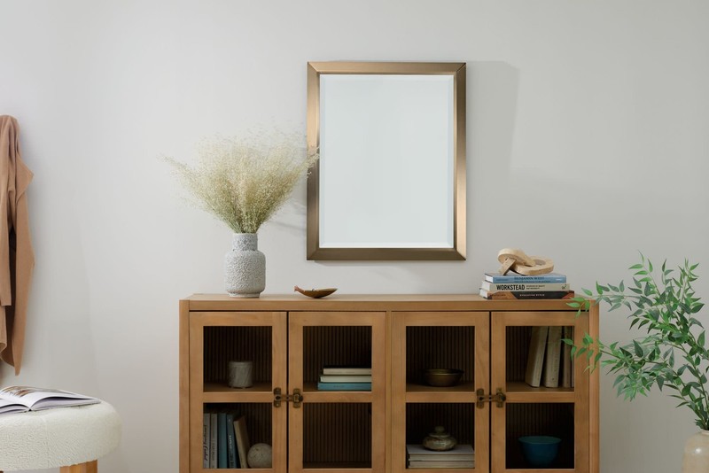 Kichler 41011 24" W x 30" H Rectangular Steel Framed Accent - Bronze gallery