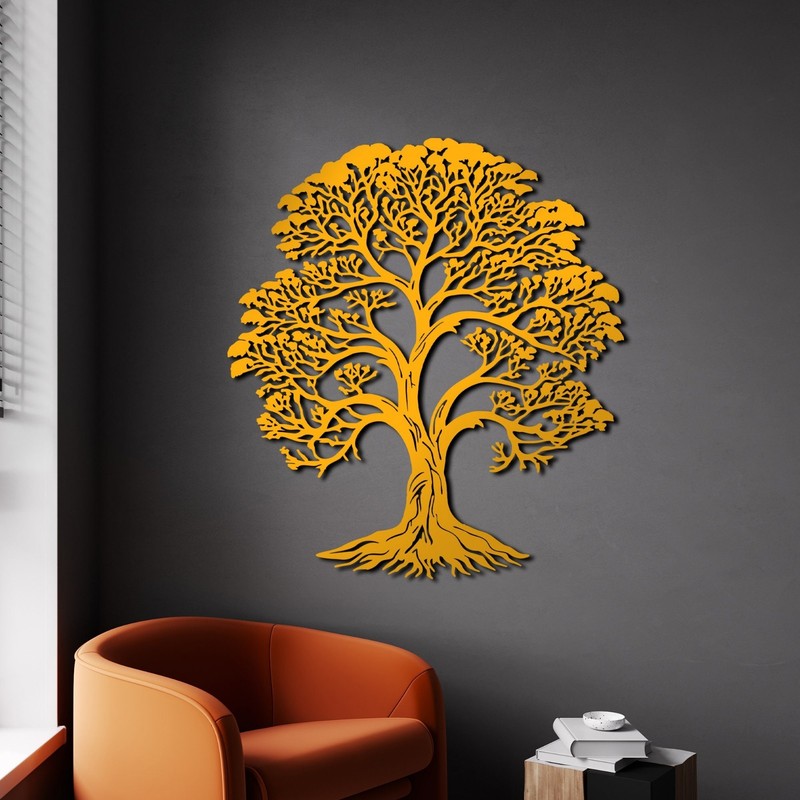 Oversized Tree of Life Metal Wall Art: Modern Farmhouse Decor gallery