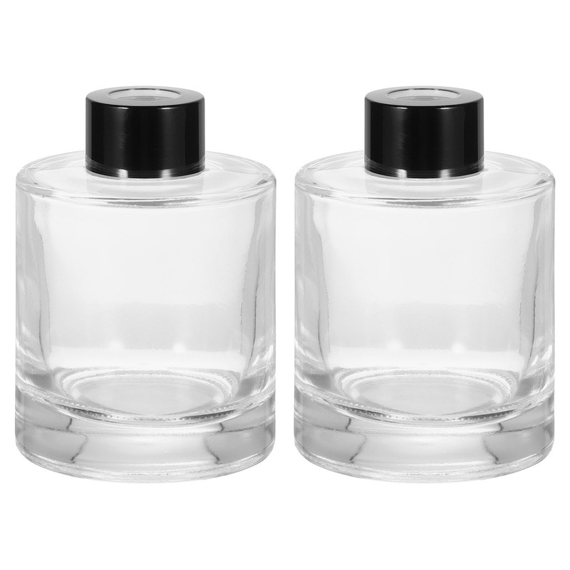 150ml/5oz Empty Glass Diffuser Bottle 3.7″x2.6″ Fragrance Accessories 2pcs