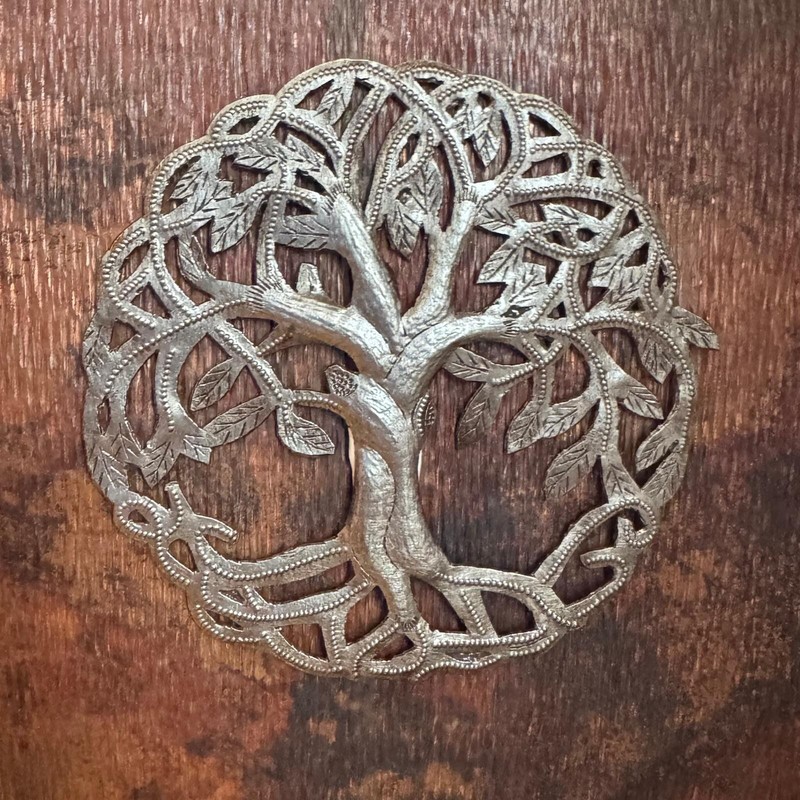 Small Tree of Life Ornaments Wall Sculpture, Home & Garden Decor, Handcrafted