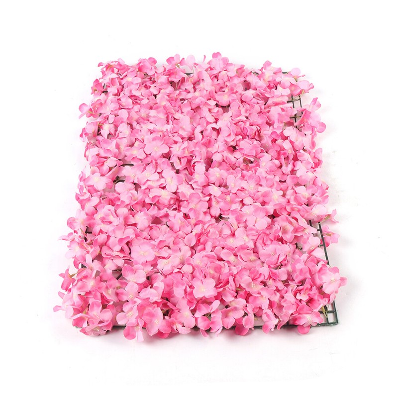 20PCS Artificial Flower Wall Panel Backdrop Silk Fabric Wall Panel Wedding Party gallery