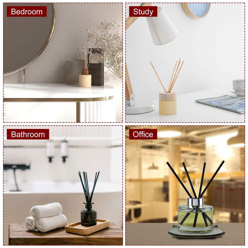 150ml/5oz Empty Glass Diffuser Bottle 3.7"x2.6" Fragrance Accessories 2pcs gallery