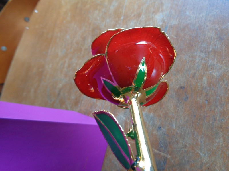 Forever Rose Dipped In 24K Gold - Valentines Gift gallery
