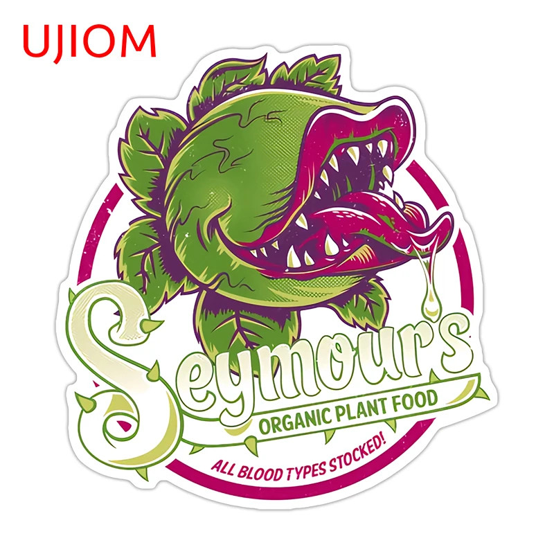 UJIOM Seymour’s Organic Plant Food Wall Sticker Exquisite Veneer Vinly Decal