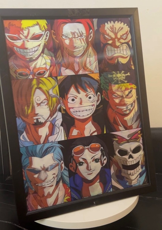 One Piece- 3D Lenticular Flip Effect,Anime Manga,3 in1