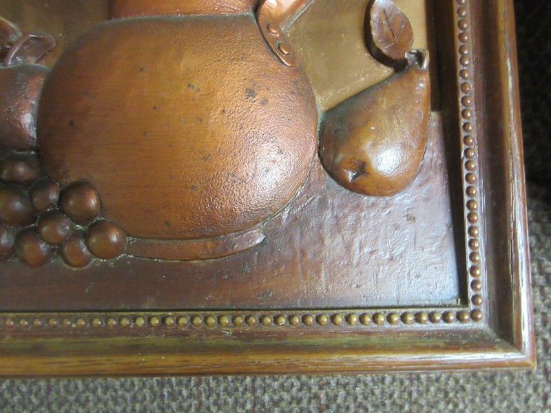Vintage Coppercraft Guild 3D Copper Still Life Fruit & Pitcher Hanging Wall Art gallery