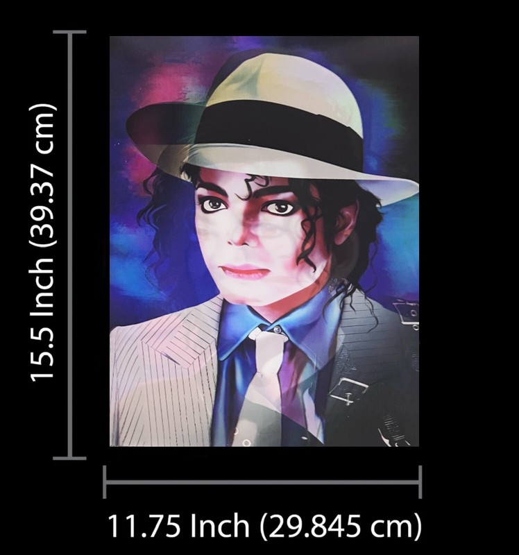 King of Pop-Michael Jackson Poster 3D Lenticular Flip Effect,3 Images In One gallery