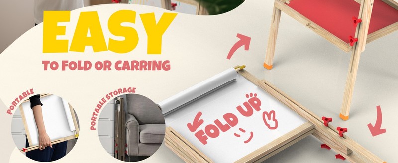 JOYOOSS Art Easel for Kids As 4-8 Easels for Toddlers,Toddler Art Kids gallery