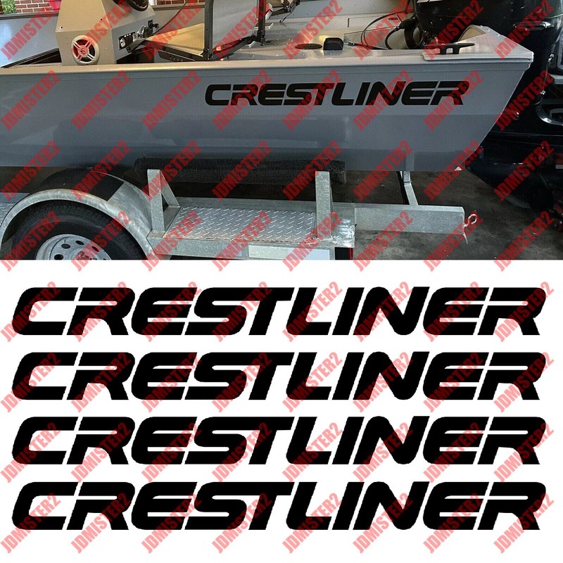 Crestliner Boat Decal Crestliner Boat Marine Decals – Any Size