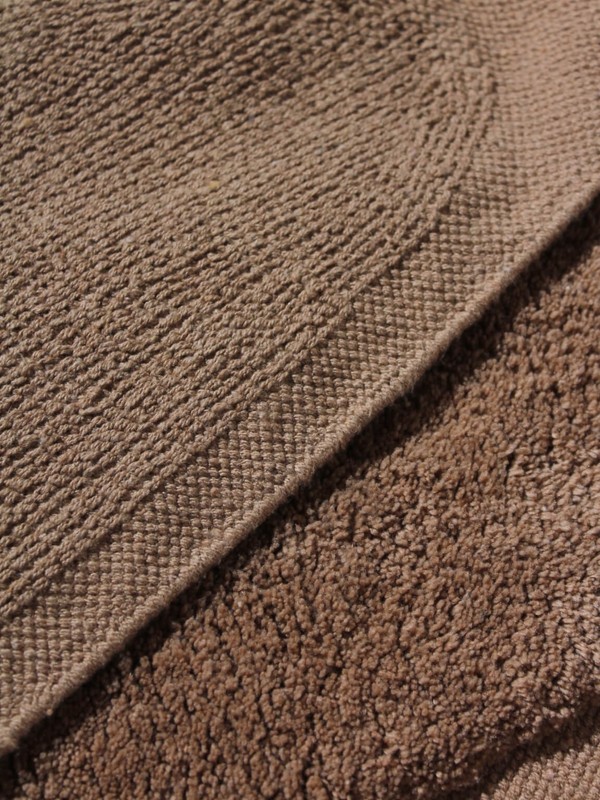 Abstract Voluminous Vintage Brown Wall Hanging 74x135cm gallery