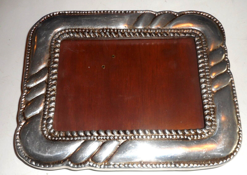 Heavy Duty Silvertone Rustic Frame 5 by 7″ 3 lbs! Stands Only Artisan