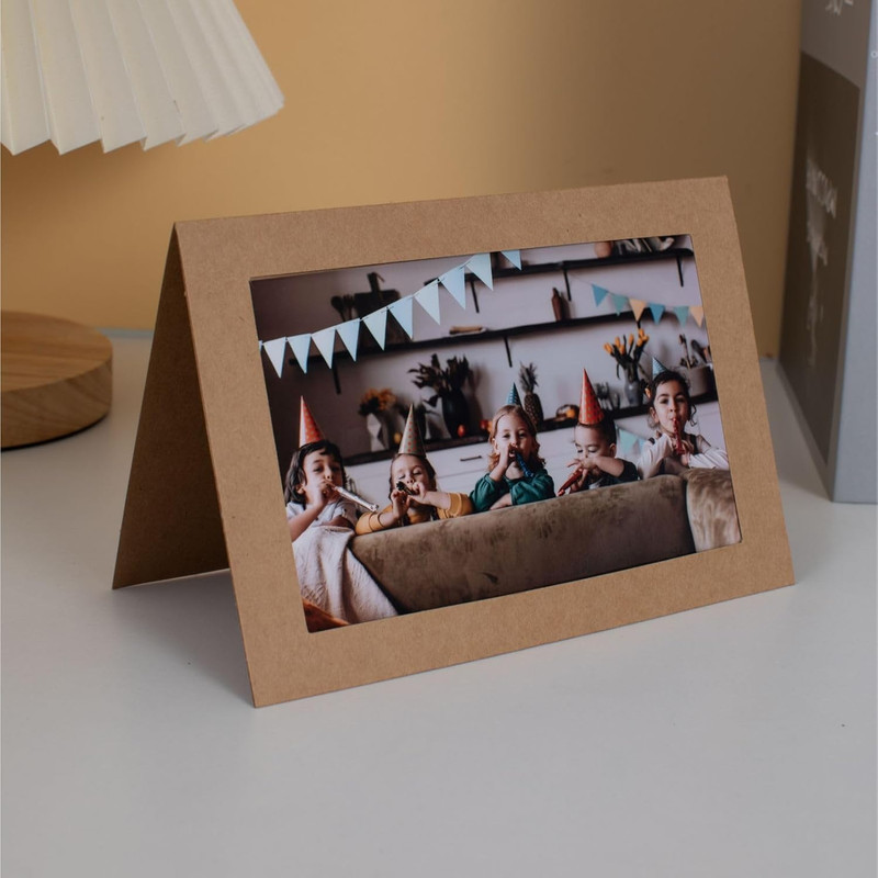 50 Count Photo Frame Cards with Envelopes 4x6 Paper Picture Frame Notecards Phot gallery