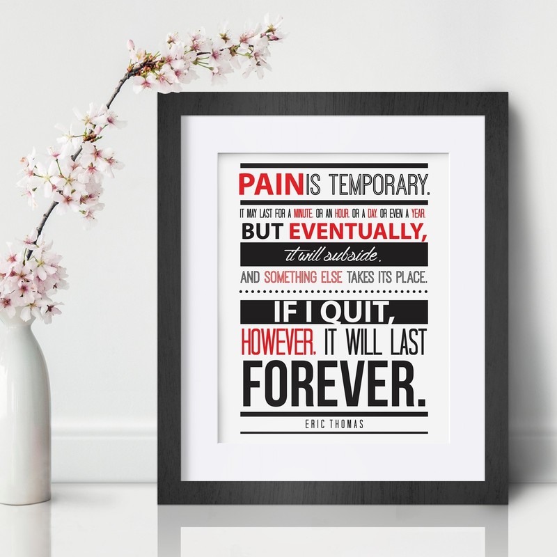 Eric Thomas Inspirational Wall Art Print Motivational Quote Poster Decor Gift gallery